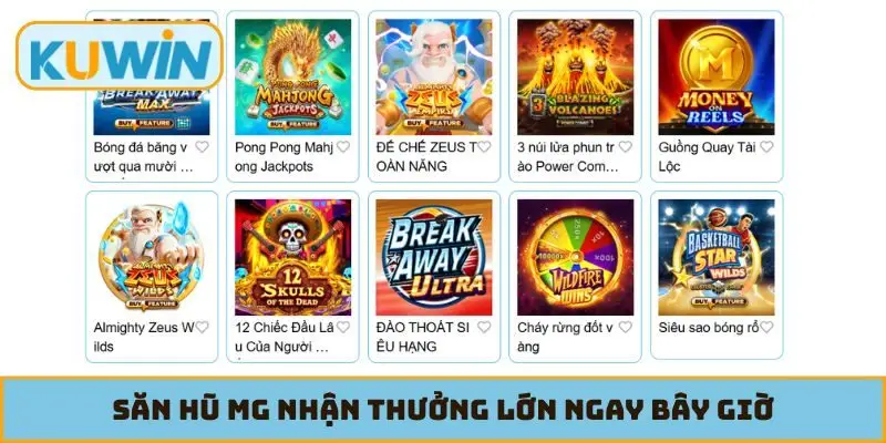 Săn hũ MG nhận thưởng lớn ngay bây giờ